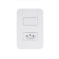 Interruptor Paralelo + Tomada 2P+T 4x2 Tramontina Tablet