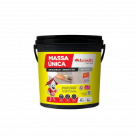 Massa Única Para Placa Cimenticia Balde 5kg Brasilit