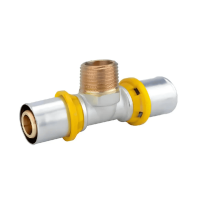 Tê Macho Multicamada para Gás 20mm x 1/2" Amanco 98559