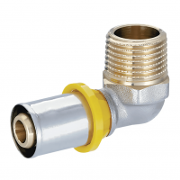 Joelho Macho 90º Multicamada para Gás 20mm x 1/2" Amanco 98549