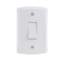 Kit 4x2 com 1 Interruptor Paralelo 10A 250V Tramontina Lux2 Branco