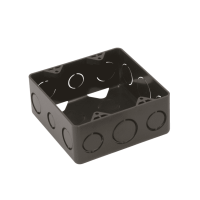 Caixa de Luz 4x4 Roscável Preta Amanco 11557