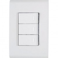 Interruptor Liz 3tc Simples 10A 4x2 Tramontina
