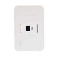 Kit 4x2 com 1 Tomada RJ45 Tramontina Tablet Branco