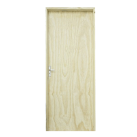 Porta de Madeira Pinus 60x210cm Kit Montada