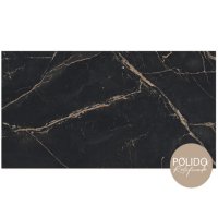 Piso Gran Polar Nero Polido A 60x120cm Formigres