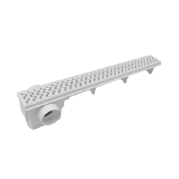 Ralo Linear Sifonado com Grelha 90cm Branco Amanco 21493