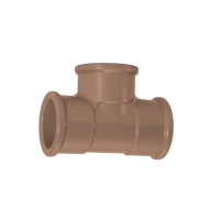 Tê Marrom 40mm Soldável Amanco 11837