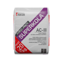 Argamassa ACIII Superkola Cinza 20kg Inkor