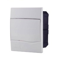 Quadro de Distribuição de Embutir 5 DIN ou 3 NEMA Tramontina com Porta Branca