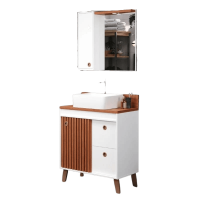 Conjunto de Banheiro Toscana 80cm Cinamomo/Blanche Bertazoli