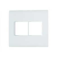 Placa 4 Postos 4x4 Tramontina Liz Branca