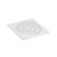 Grelha N°30 Quadrada 150mm Branca Amanco 11627