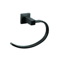 Toalheiro 2070 3/4 Preto Matte Meber