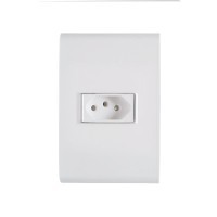 Tomada 2P+T 10A 250V 4x2 Tramontina Liz Branco