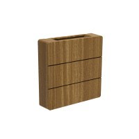 Luminária de Parede Arandela Led Pilar 6w Freijo 3000k Taschibra