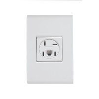 Conjunto 4x2 com 1 Tomada Telefone 4P+RJ11 Tramontina Liz Branco