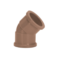 Joelho 45° 60mm Marrom Soldável Amanco 11646