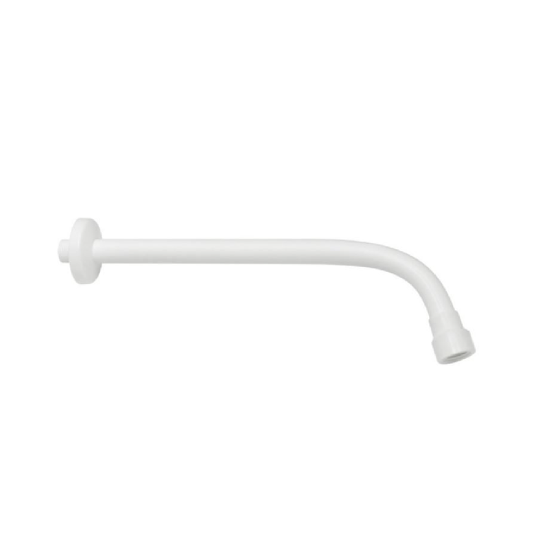 Braço Curvo de PVC para Chuveiro 1/2" Amanco 90602