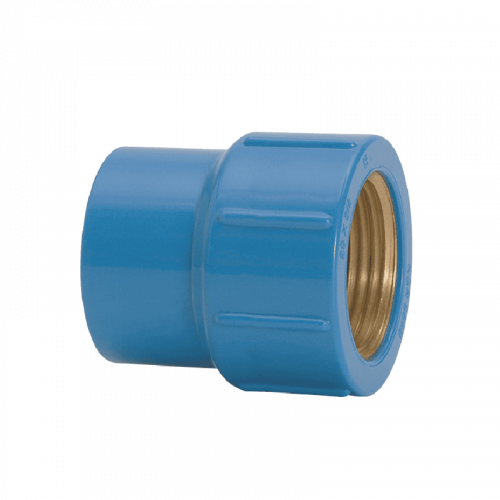 Luva Azul 25mmx1/2'' Soldável com Bucha em Latão Amanco 11751