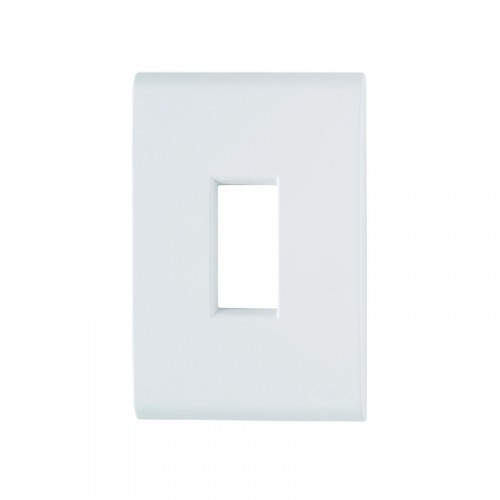 Placa 1 Posto Vertical 4x2 Tramontina Liz Branca
