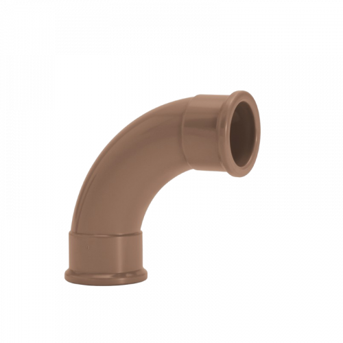 Curva 90° 40mm Marrom Soldável Amanco 11611