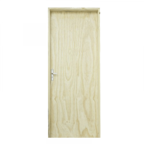 ﻿﻿Porta de Madeira Pinus 80x210cm Kit Montada