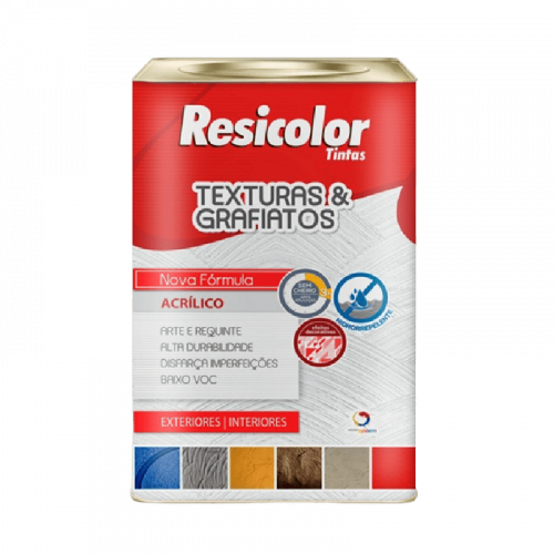 Textura Acrílica Branca Resicolor 18L