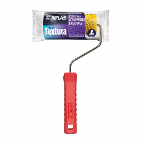 Mini Rolo para Textura Fina 110/9 9cm Atlas