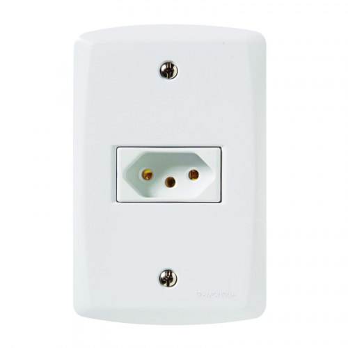 Tomada 20 ampères Lux 2 4x2 Tramontina