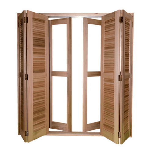 Porta Balcão Pantográfica Mista 120x213cm Variani Esquadrias