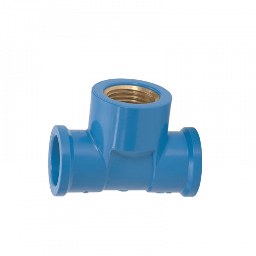 Tê Azul Soldável 25mmx3/4'' Amanco 11844