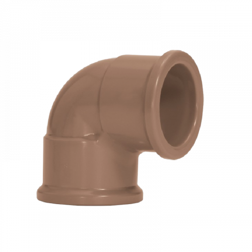 Joelho 90° 110mm Marrom Soldável Amanco 10008
