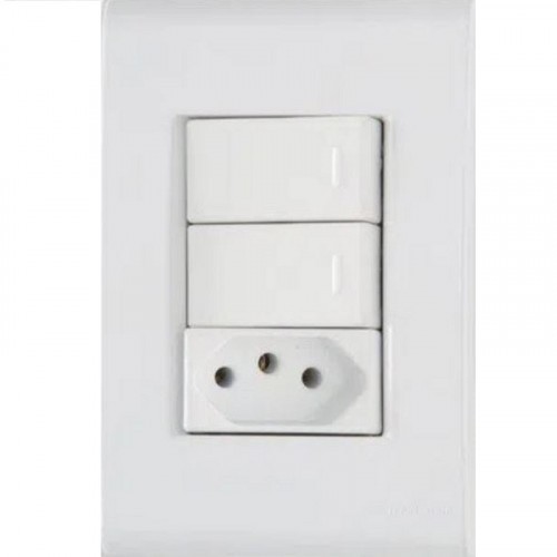 Interruptor Liz 2tc Paralela+Tda 10A 4x2 Tramontina