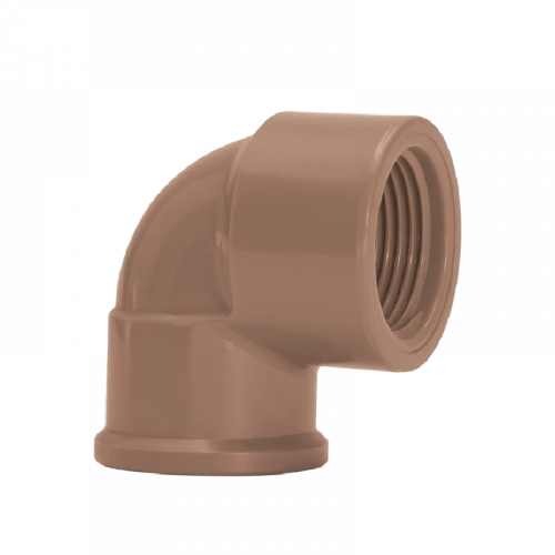 Joelho Soldável 25mmx1/2'' Misto Marrom Amanco 11683