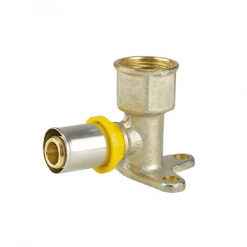 Joelho 90º Transição Fêmea Base Fixa DN 20 x 1/2" para Gás Amanco 97653