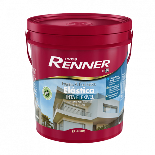Tinta impermeabilizante Frentes e Fachadas Elástica Sb Branco 18L - Renner