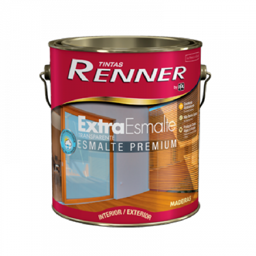 Tinta Esmalte Extraesmalte Transparente Acetinado 3,6L - Renner