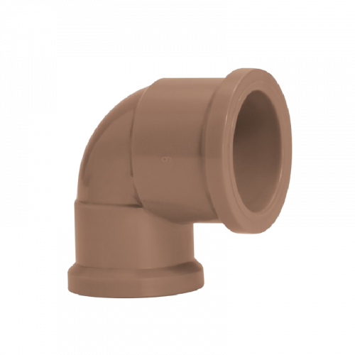 Joelho 90° 25x20mm de Redução Marrom Soldável Amanco 11663