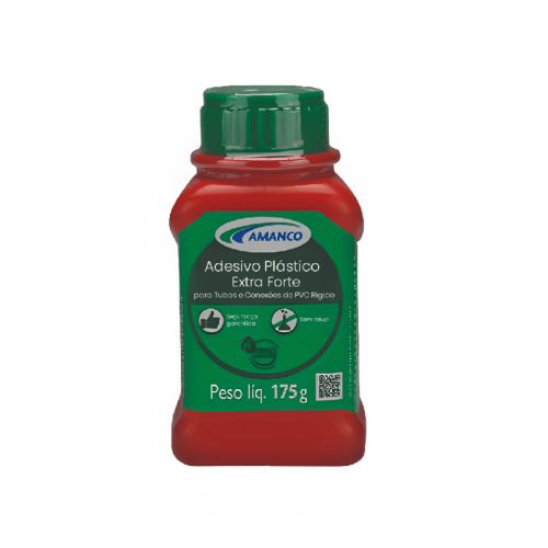 Adesivo Plástico Extra Forte 175g com Pincel Amanco 91386