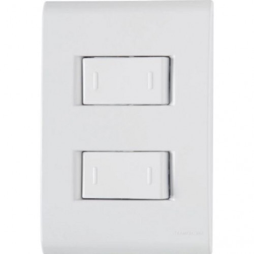 Interruptor Liz 2tc Paralela 10A 4x2 Tramontina