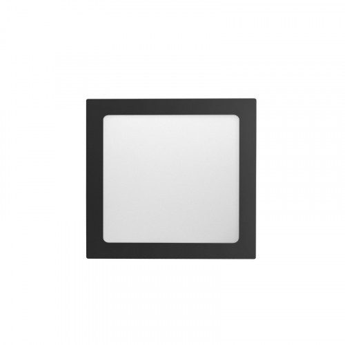 Painel LED 18W Lux Quadrado Embutir Preto Taschibra