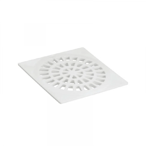 Grelha N°20 Quadrada 100mm Branca Amanco 11625
