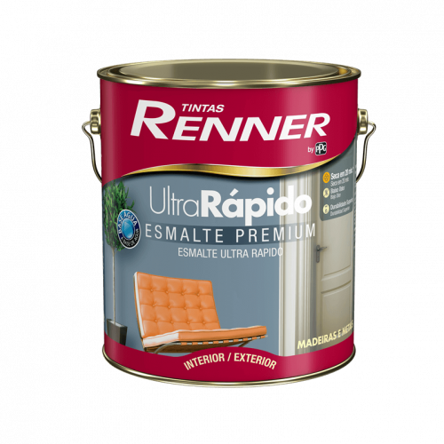 Tinta Esmalte Ultrarrápido Act Branco 3,6L - Renner