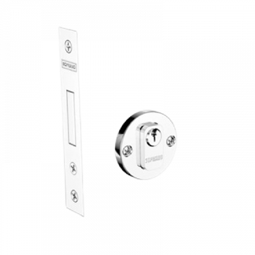 Fechadura Auxiliar Comum Cromada Soprano