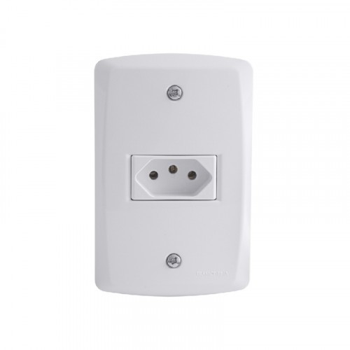 Tomada 4x2 2P+T 10 A 250 V Tramontina Lux²