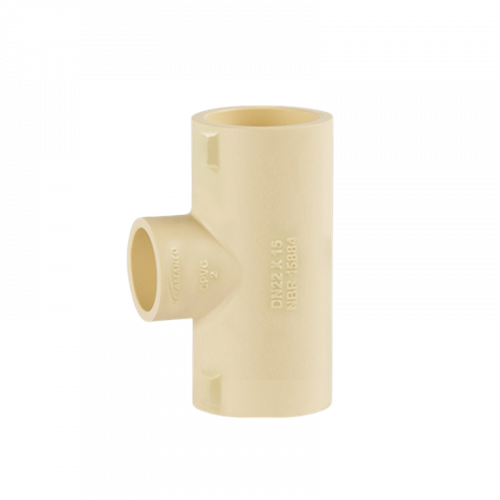 Tê de Redução Super CPVC 22mmx15'' Amanco 20308