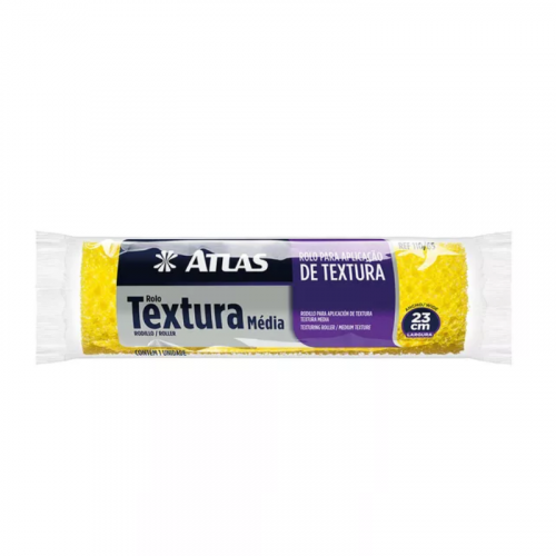 Rolo de Espuma para Textura Média 110/65 23cm Atlas
