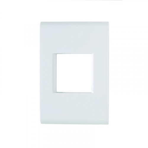 Placa 2 Postos Juntos 4x2 Tramontina Liz Branca