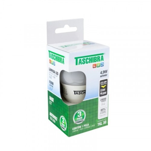 Lâmpada Led Taschibra TKL 30 4,9W Luz Fria 6500K